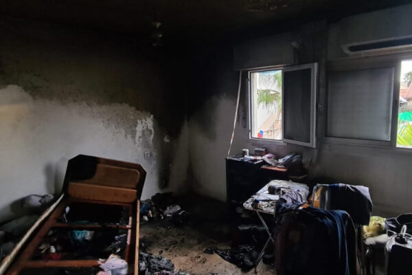 בן 70 נהרג בשריפה בבית דיור מוגן בקריית עקרון